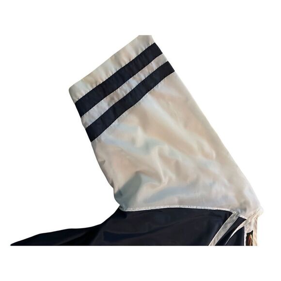 Cyquest Men’s Nylon Snap Button Cycling Shirt Dallas Blue and White Relaxed Sz M - Picture 4 of 11